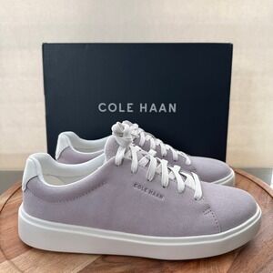 Cole Haan Traveler Sneaker Womens 7.5 B Thistle Purple Suede Low Top W32555
